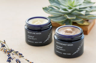 Our 2-step skin rejuvenating mask routine